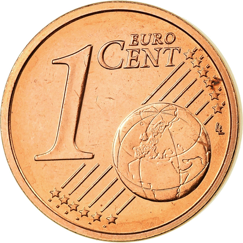 Włochy, Euro Cent, 2004, Rome, MS(65-70), Miedź platerowana stalą, KM:210