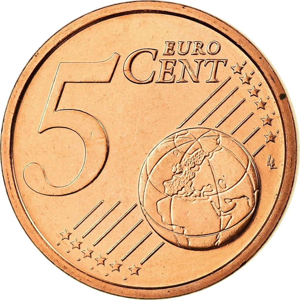 Italy, 5 Euro Cent, 2004, MS(65-70), Copper Plated Steel, KM:212