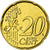 Itália, 20 Euro Cent, 2004, MS(65-70), Latão, KM:214