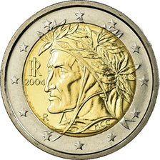Italy, 2 Euro, 2004, MS(65-70), Bi-Metallic, KM:217