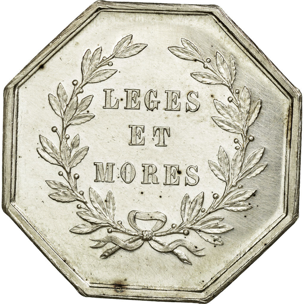 France, Token, Notary, MS(60-62), Silver, Lerouge:364