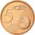 Itália, 5 Euro Cent, 2005, MS(65-70), Aço Cromado a Cobre, KM:212