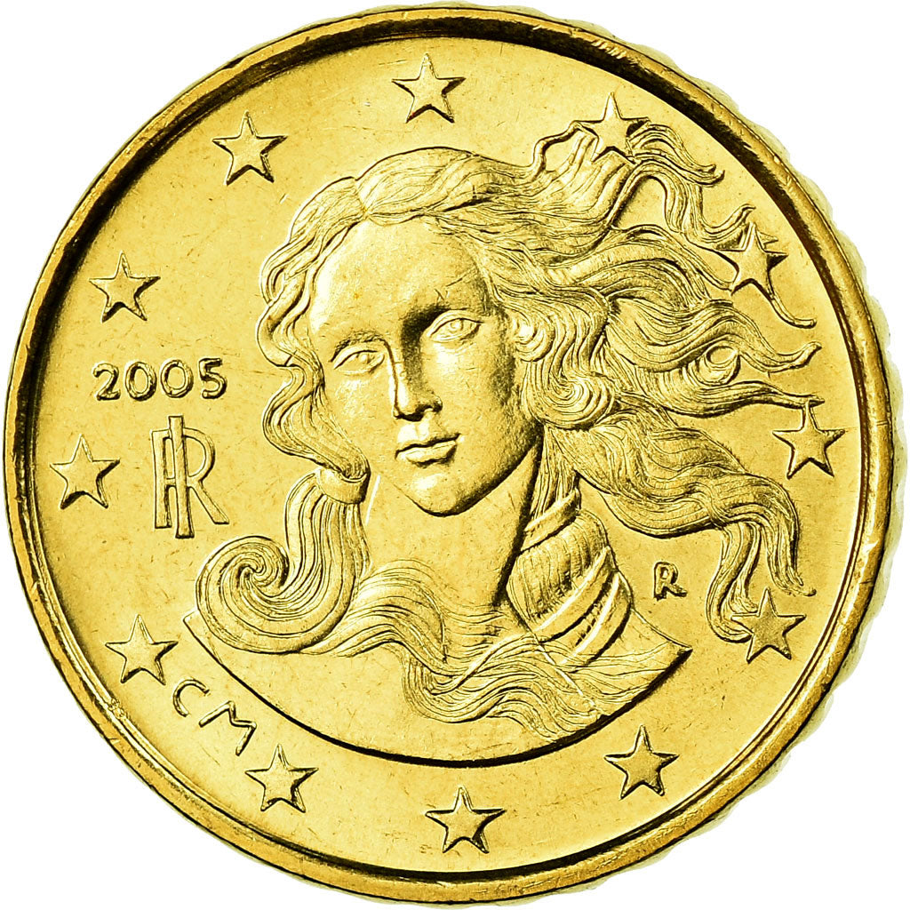 Italia, 10 Euro Cent, 2005, FDC, Ottone, KM:213