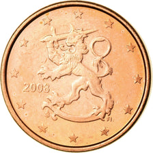 Finlandia, Euro Cent, 2008, SPL, Acciaio placcato rame, KM:98