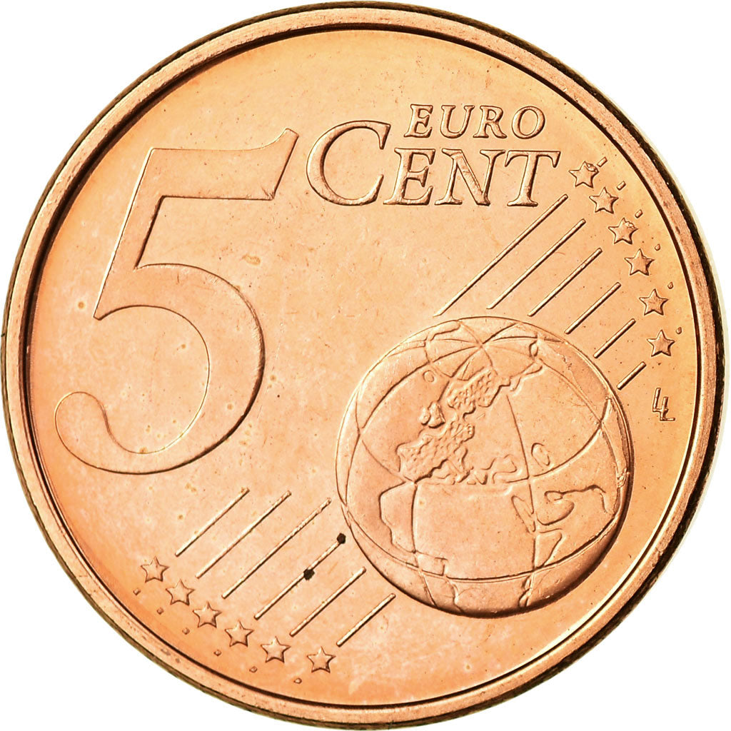Finlandia, 5 Euro Cent, 2008, SPL, Acciaio placcato rame, KM:100