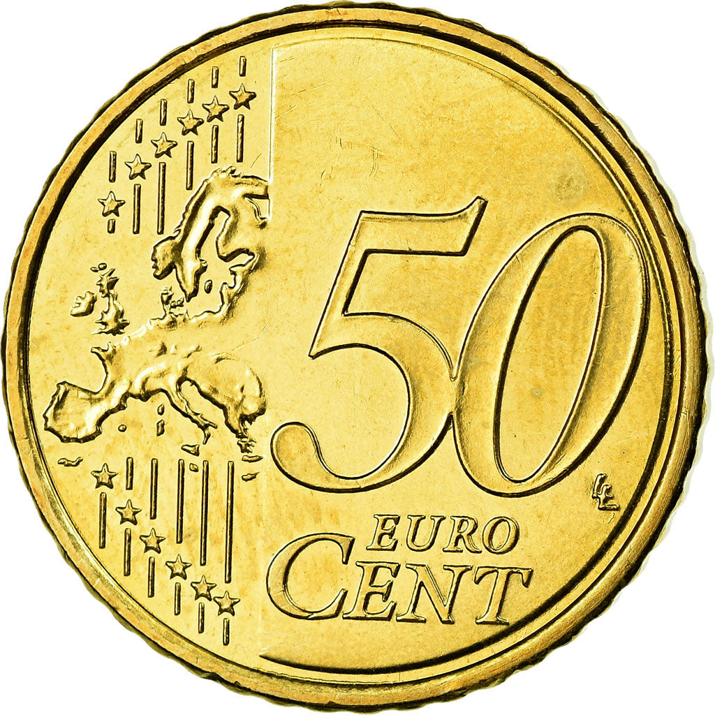 Finnland, 50 Euro Cent, 2008, UNZ, Messing, KM:128