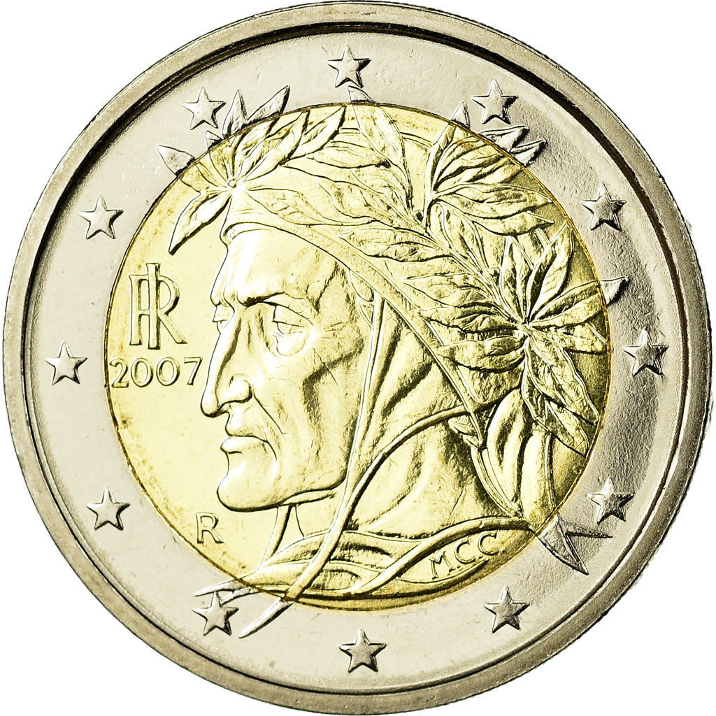 Italia, 2 Euro, 2007, SPL, Bi-metallico, KM:217