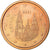 Spagna, 2 Euro Cent, 2011, SPL, Acciaio placcato rame, KM:1145