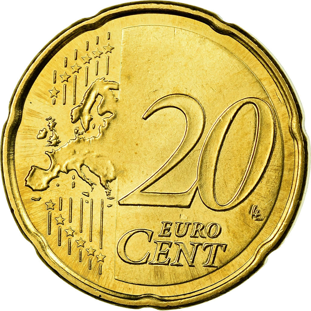 Spagna, 20 Euro Cent, 2011, SPL, Ottone, KM:1148
