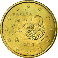 Spagna, 50 Euro Cent, 2011, SPL, Ottone, KM:1149