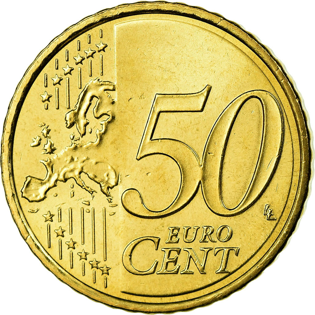 Spagna, 50 Euro Cent, 2011, SPL, Ottone, KM:1149