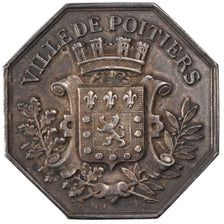 France, Savings Bank, Token, MS(60-62), Silver, Jacqmin #68, 15.15
