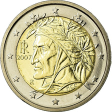 Italy, 2 Euro, 2007, MS(63), Bi-Metallic, KM:217