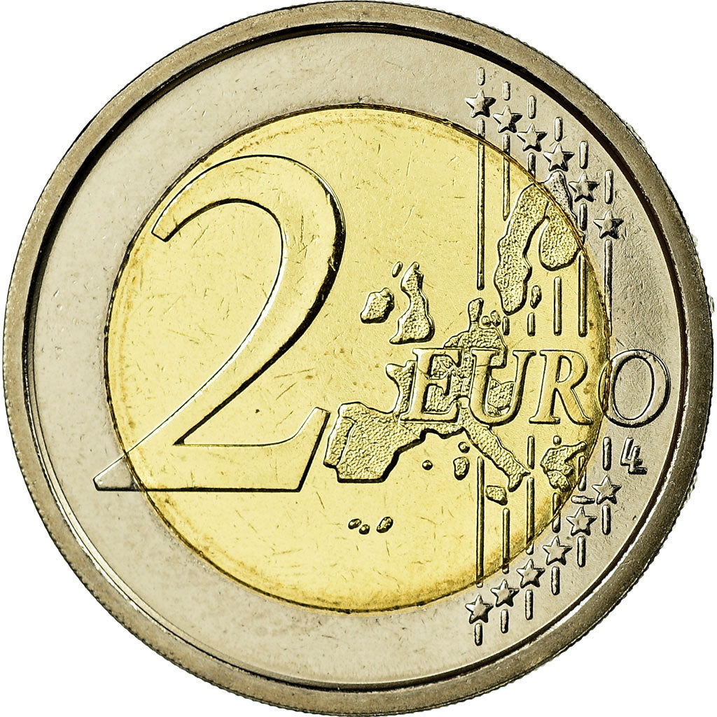 Italy, 2 Euro, 2007, MS(63), Bi-Metallic, KM:217