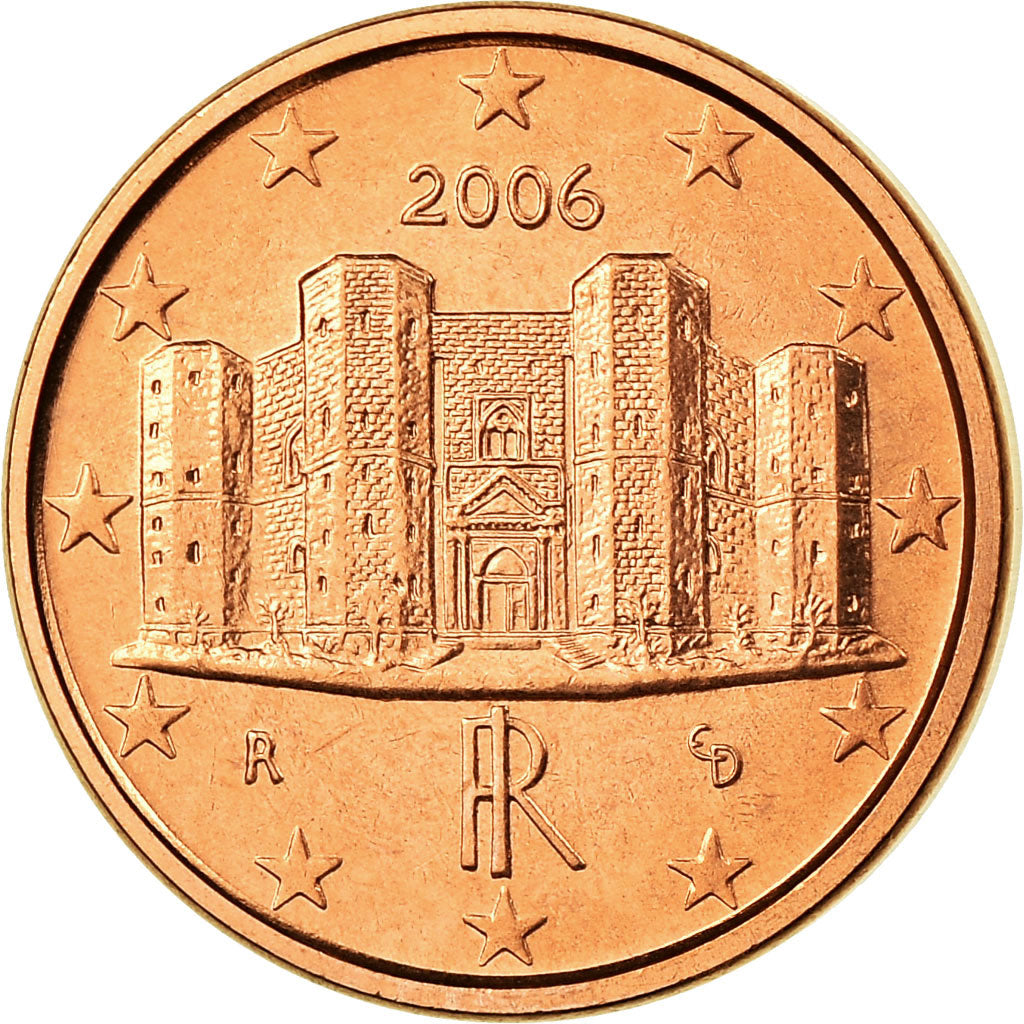 Italia, Euro Cent, 2006, SPL, Acciaio placcato rame, KM:210