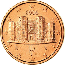 Italia, Euro Cent, 2006, SPL, Acciaio placcato rame, KM:210
