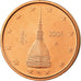 Italia, 2 Euro Cent, 2006, SPL, Acciaio placcato rame, KM:211