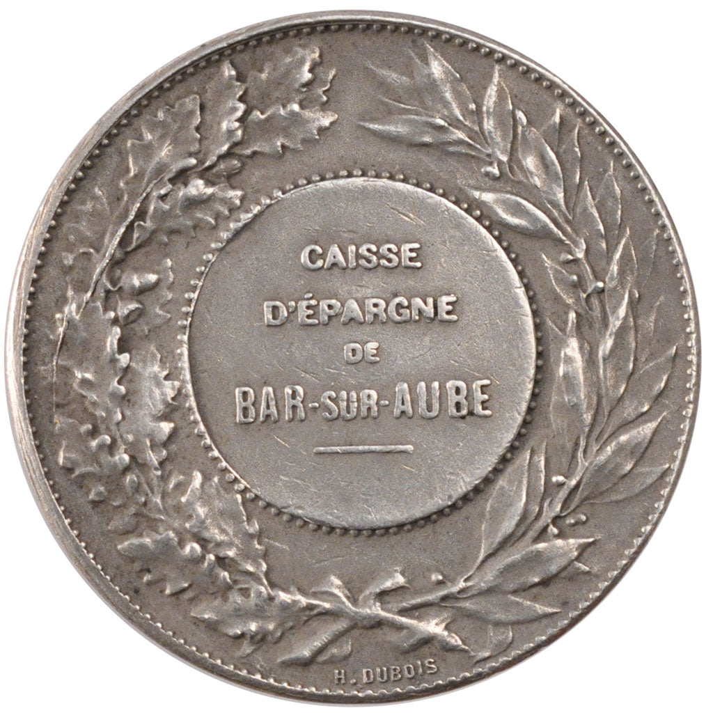 France, Savings Bank, Token, AU(55-58), Silver, 14.80