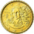 Itália, 10 Euro Cent, 2009, MS(63), Latão, KM:247
