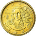 Italy, 10 Euro Cent, 2009, MS(63), Brass, KM:247