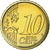 Italia, 10 Euro Cent, 2009, SC, Latón, KM:247
