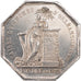 France, Savings Bank, Token, MS(60-62), Silver, Jacqmin #59, 12.55
