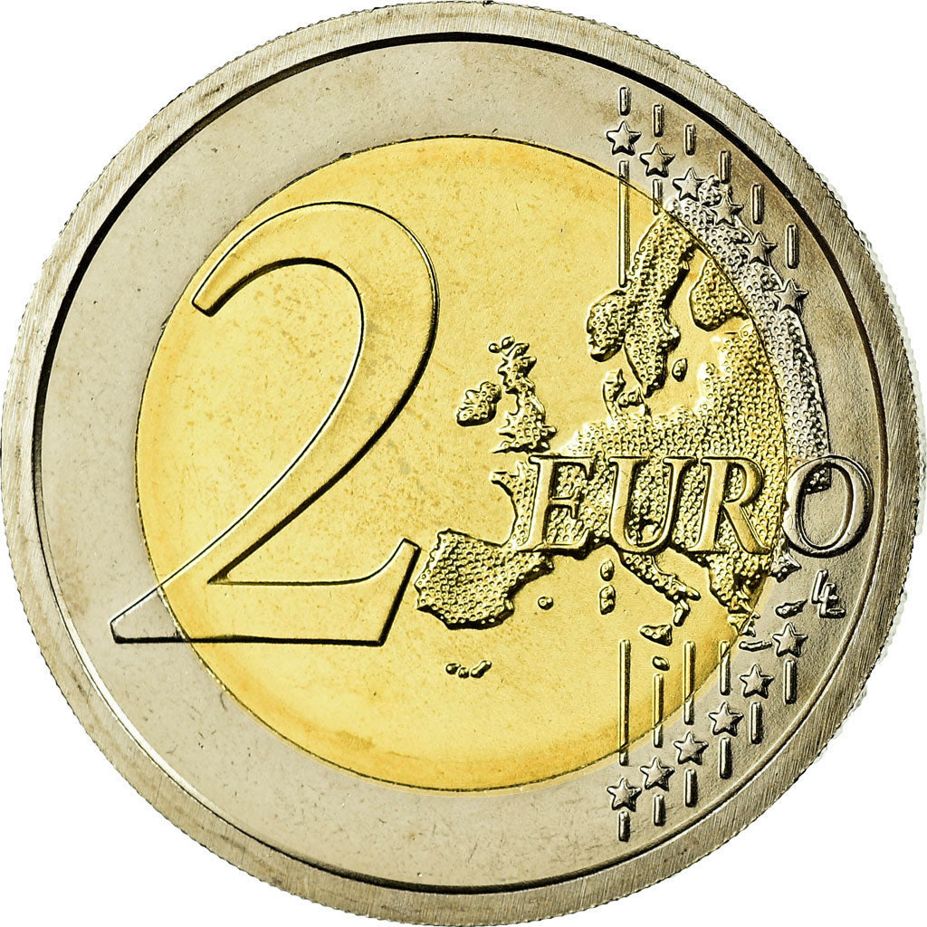 Italy, 2 Euro, 2010, MS(63), Bi-Metallic, KM:251