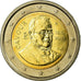 Włochy, 2 Euro, 2010, Rome, MS(63), Bimetaliczny, KM:328