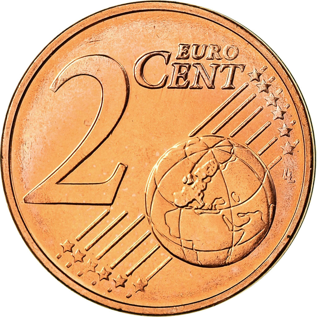Griechenland, 2 Euro Cent, 2009, UNZ, Copper Plated Steel, KM:182