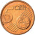 Grecia, 5 Euro Cent, 2009, SC, Cobre chapado en acero, KM:183