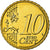 Grecia, 10 Euro Cent, 2009, SPL, Ottone, KM:211