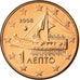 Griekenland, Euro Cent, 2008, UNC-, Copper Plated Steel, KM:181