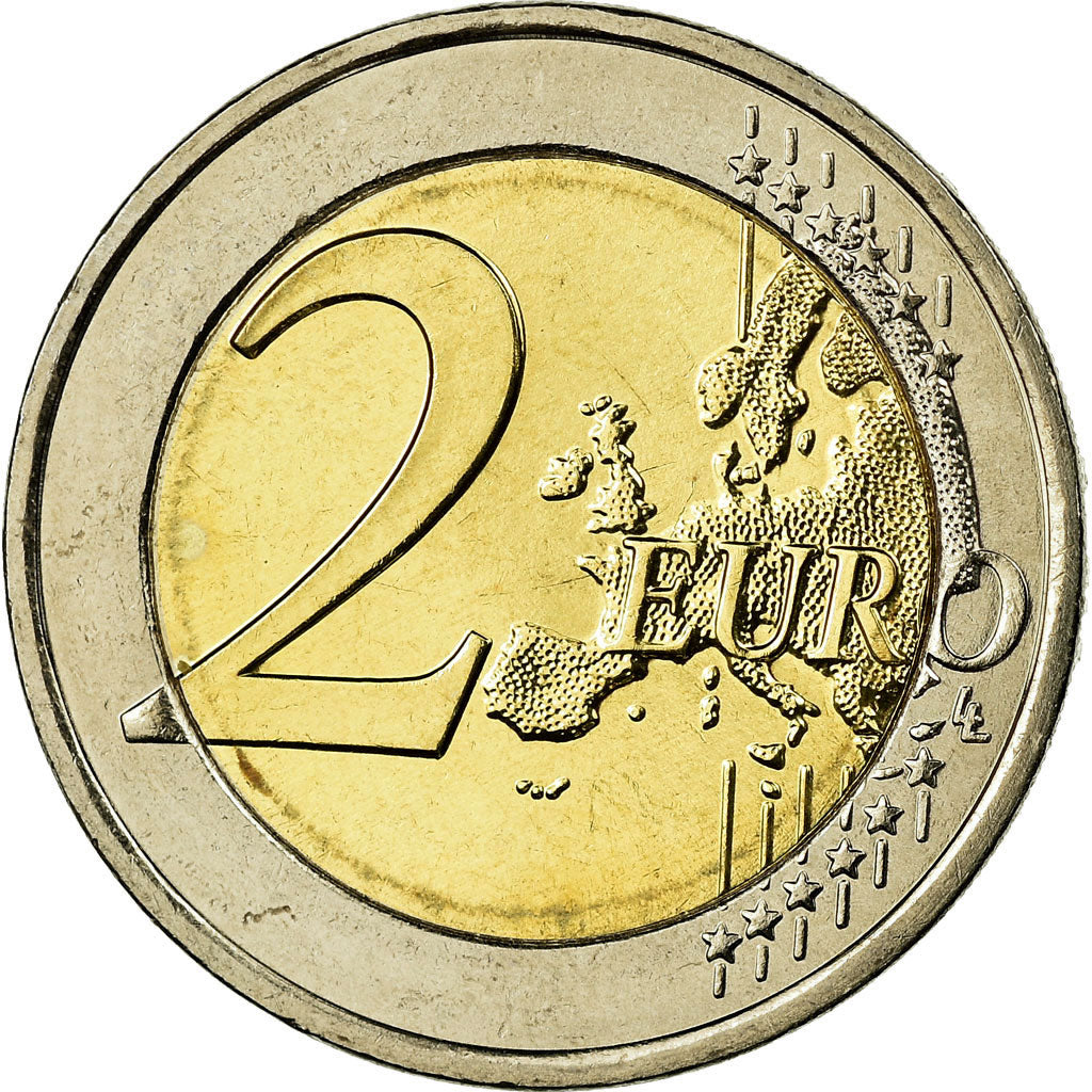 Greece, 2 Euro, 2008, MS(63), Bi-Metallic, KM:215