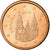 España, Euro Cent, 2010, SC, Cobre chapado en acero, KM:1144