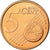 Spagna, 5 Euro Cent, 2010, SPL, Acciaio placcato rame, KM:1146