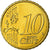 Hiszpania, 10 Euro Cent, 2010, Madrid, MS(63), Mosiądz, KM:1147