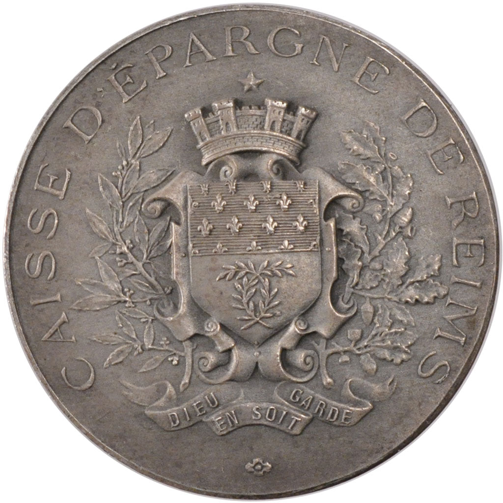 France, Savings Bank, Token, AU(55-58), Silver, 16.25