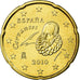 Spanien, 20 Euro Cent, 2010, UNZ, Messing, KM:1148