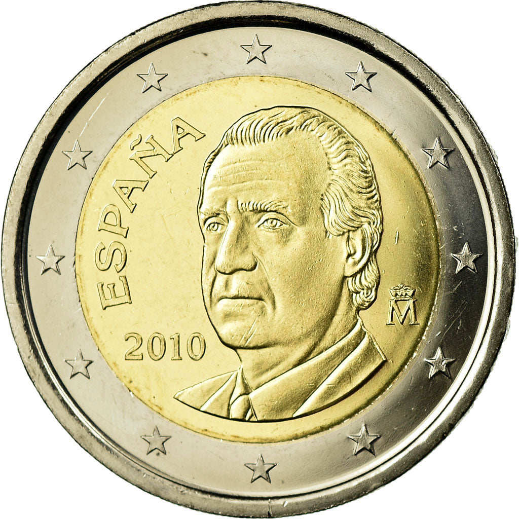 Spain, 2 Euro, 2010, MS(63), Bi-Metallic, KM:1151