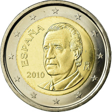 Spain, 2 Euro, 2010, MS(63), Bi-Metallic, KM:1151