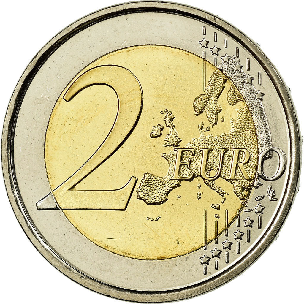 Spain, 2 Euro, 2010, MS(63), Bi-Metallic, KM:1152