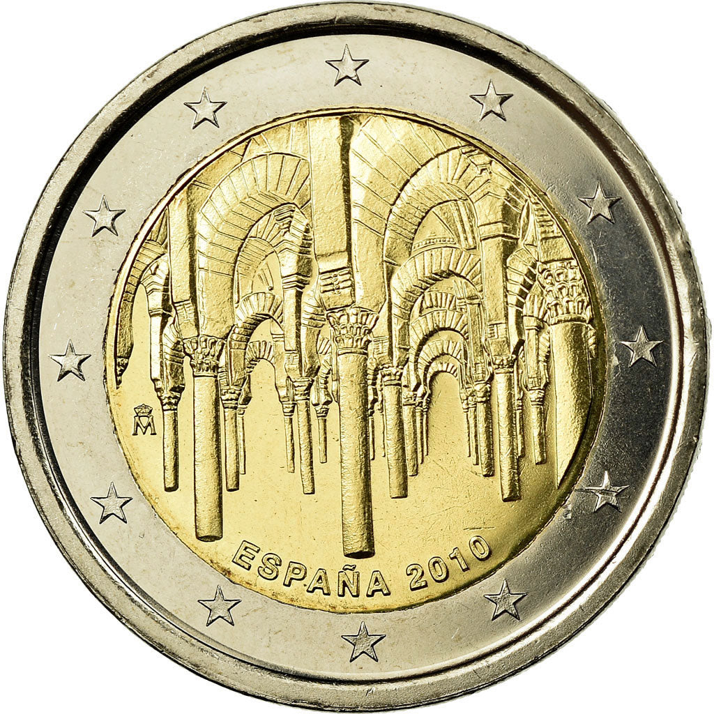 España, 2 Euro, 2010, SC, Bimetálico, KM:1152