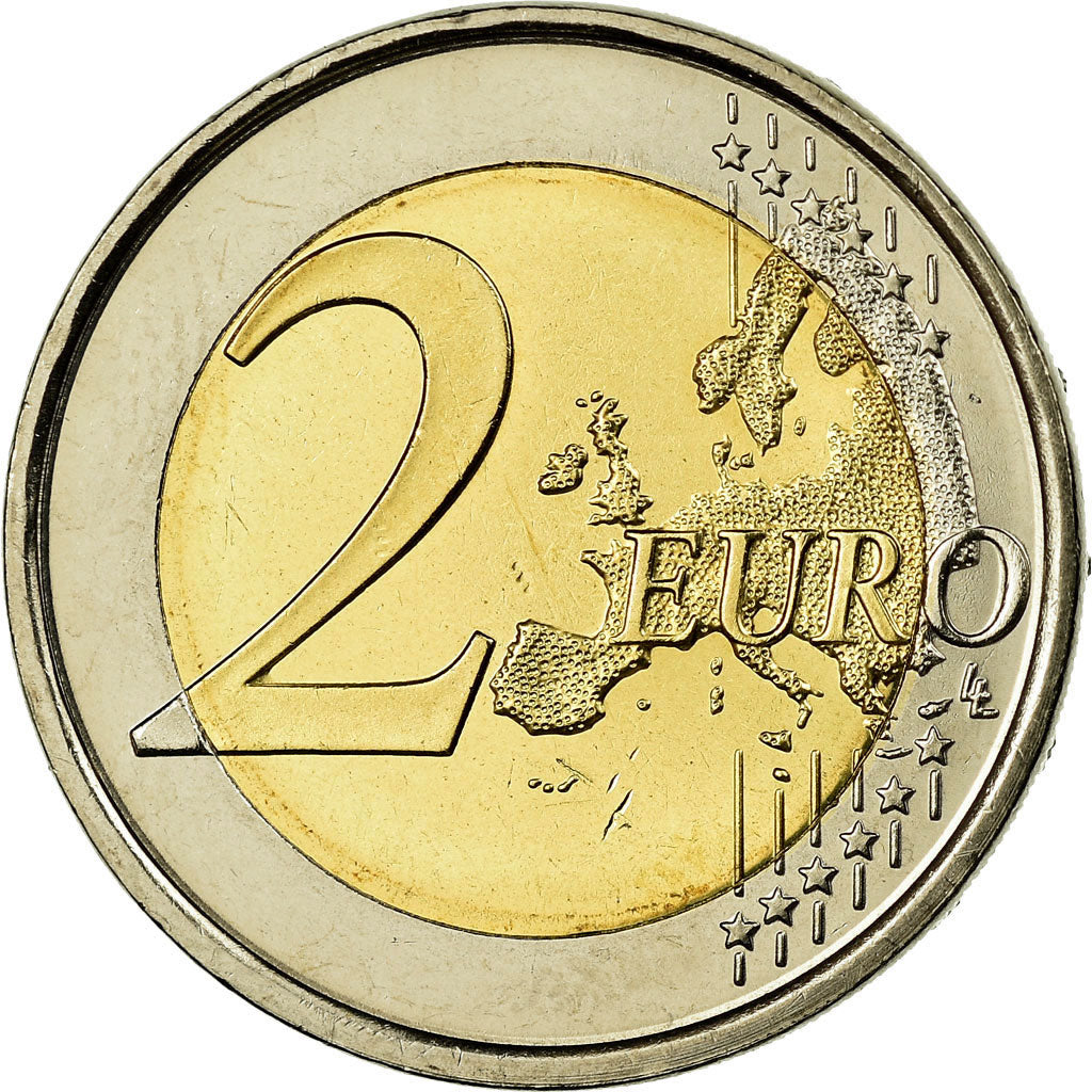 España, 2 Euro, 2010, SC, Bimetálico, KM:1152