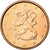 Finlândia, Euro Cent, 2010, MS(63), Aço Cromado a Cobre, KM:98