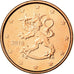 Finlandia, Euro Cent, 2010, Vantaa, MS(63), Miedź platerowana stalą, KM:98