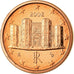 Italie, Euro Cent, 2002, SUP, Copper Plated Steel, KM:210