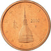 Italia, 2 Euro Cent, 2002, SPL-, Acciaio placcato rame, KM:211