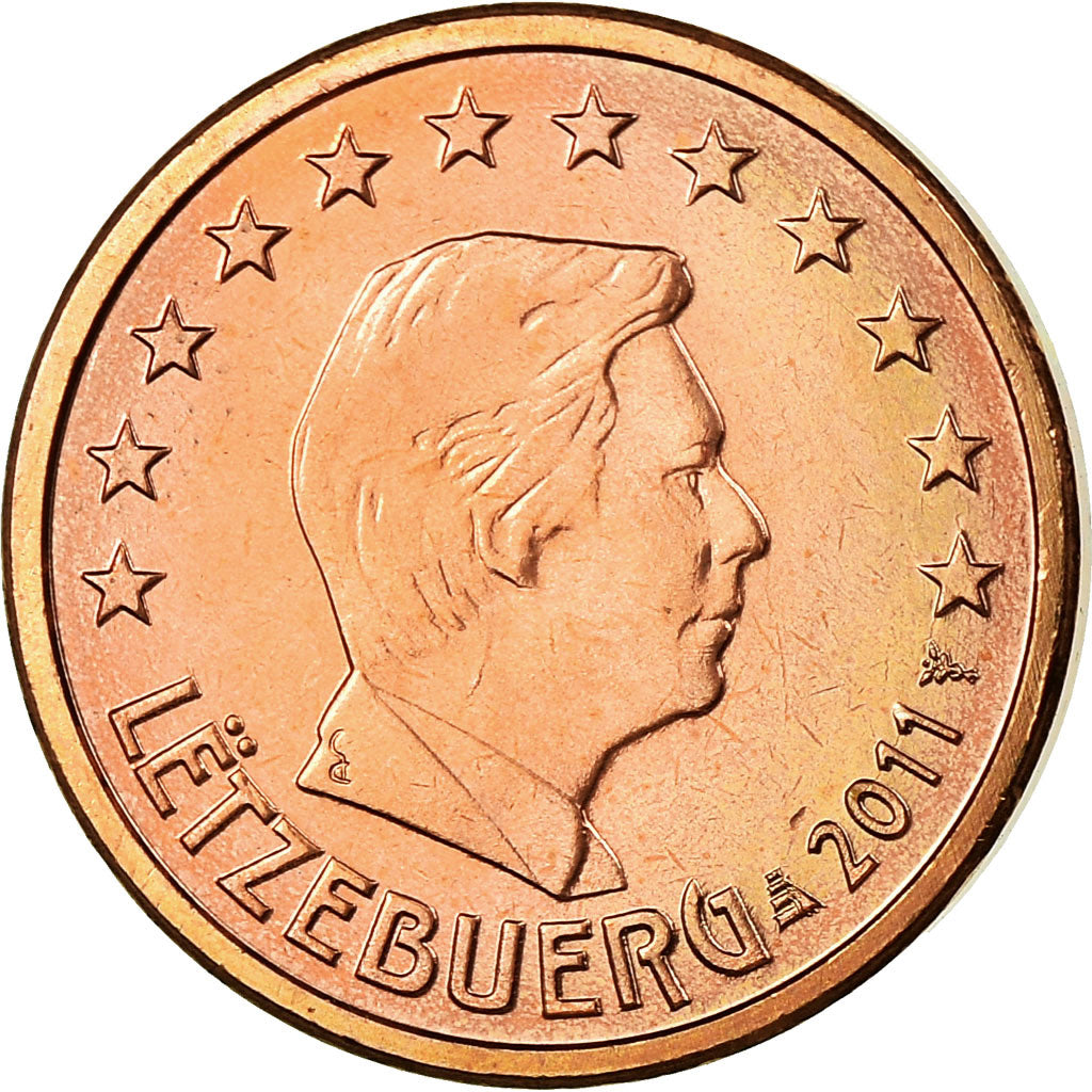 Luxemburg, Euro Cent, 2011, UNZ, Copper Plated Steel, KM:75
