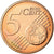 Luxemburgo, 5 Euro Cent, 2011, MS(63), Aço Cromado a Cobre, KM:77