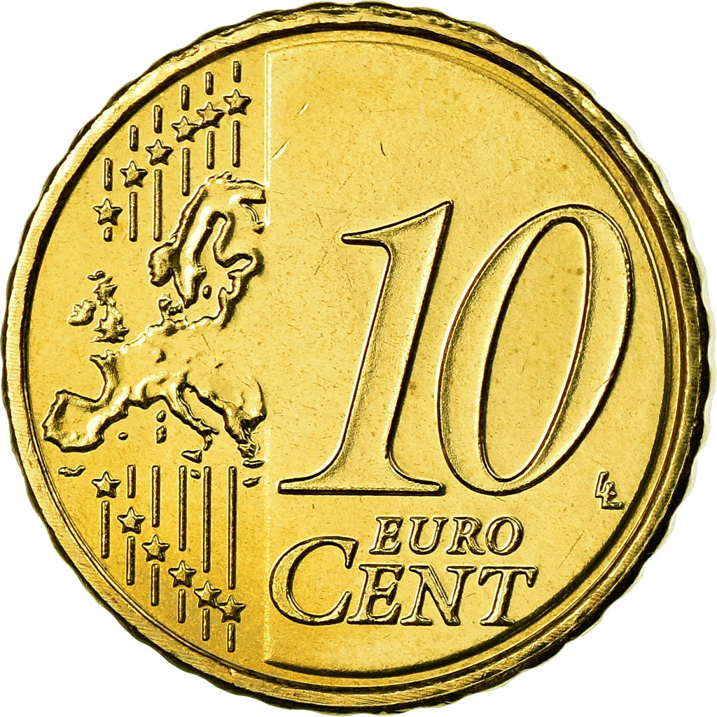 Luxemburg, 10 Euro Cent, 2011, VZ, Messing, KM:89